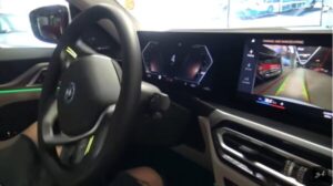 BMW i4 Interior Features and big size Touchscreen