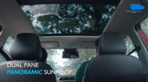 MG EZS Ev Car panoramic sunroof Feature