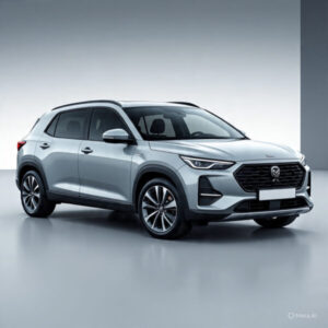 Mahindra xuv ev car , Vin Fast VF9 ev car , Tata Sierra  Ev Car, Mahindra Thar Electric Car, and Skoda Enyaq iV Ev Car Full utra HD Real image real image creat standing on the Ex showroom in a que all five Car mentioned name in list wise . diamesion image size  1200x 628 pixel creat.