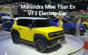 Mahindra Mini Thar Ev VF3 Car Price specifications