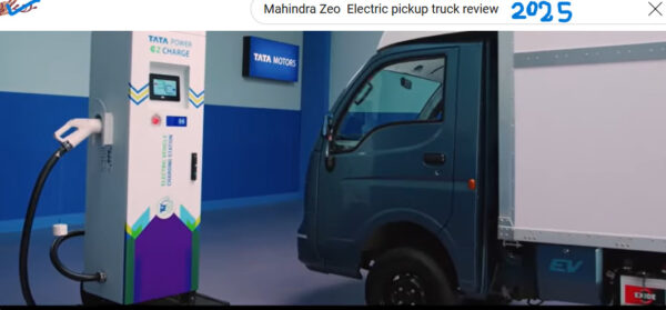 Mahindra Zeo Electric Pickup truck all specifications feature motor power battery power price and latest launching update 2025 2026