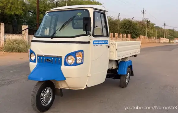 Mahindra Zor Grand Electric auto Pickup rickshaw motor power battery power range and all specification feature price and latest launching update 2024 2025:-