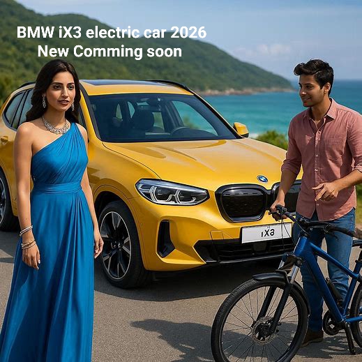 BMW iX3 electric car price launching latest update 2025 2026 with motor power battery power top speed range with all specification and best selective colour option :-