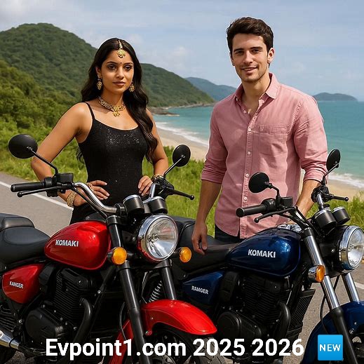 Komaki Ranger Electric bike motor power battery power top speed range price and multi selective color with all specification feature 2025 2026 latest launching update :-