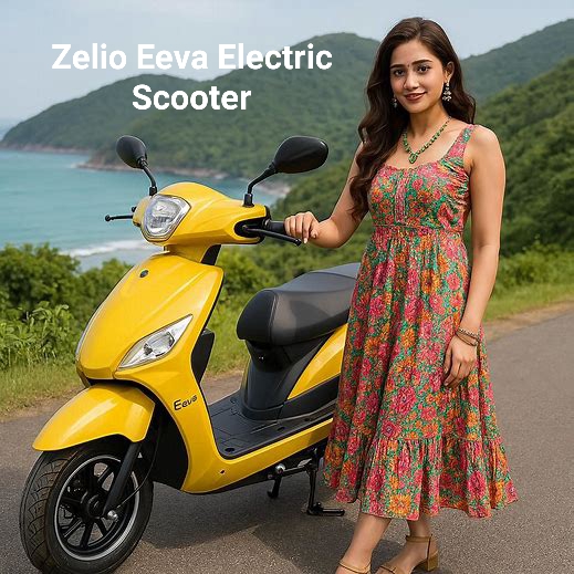 Zelio Eeva Electric Scooter motor power top speed range price and latest launching update with all specification features 2025 2026 -